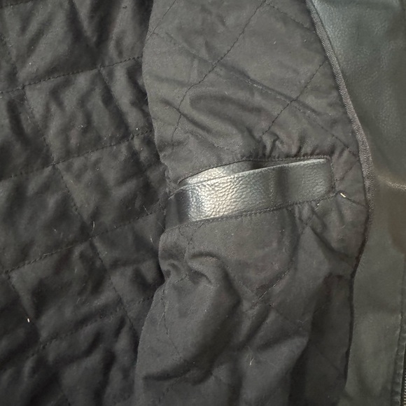 Guess Men's Black Moto Biker style Jacket…M - Picture 12 of 15